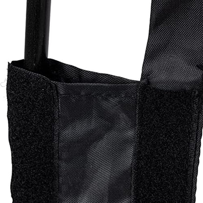 Franklin Sports Basketball Defender Dummy - Basketball Training Practice Equipment - Practice Defender with Detachable Arms for Shooting Dribbling Drills - Large 7' x 2' Foot Dummy - Black