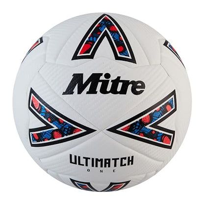 Mitre Soccer Ball League Ultimatch - color: Ultimatch One - White/Black/Red, size: 4