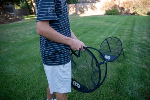 PPG Portable Golf Practice Chipping & Swinging Net, Multiple Targets & Carry Case, Indoor/Outdoor, Lightweight, Collapsable - size: Small (12\), Medium (18\), Large (24\)