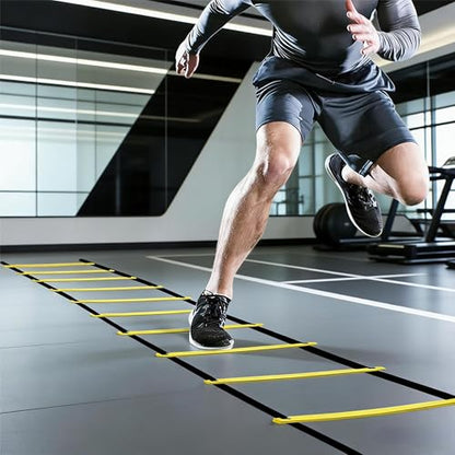 Agility Ladder 12 Rungs 20ft Speed Training Ladder for Soccer Football