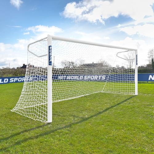 FORZA Aluminum Soccer Goals [11 Sizes] | Professional Soccer Goal Posts *The Goal Nets Used by MLS & Premier League Clubs* - size: 16ft x 7ft, style: Alu110 Socketed