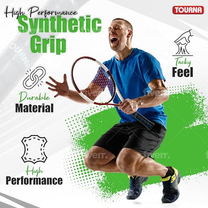 Tourna PRO Tour Grip Thin Replacement Tennis Grip 1.5mm - style: Black