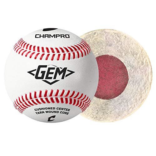 CHAMPRO Gem Baseball Ball - Dozen (12)