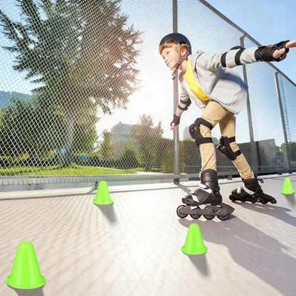 50 Pack 3.15 Inch Mini Cones for Sports Drills,Agility & Footwork Practice,Portable Small Cones for Indoor Outdoor Soccer,Basketball,Team Activities