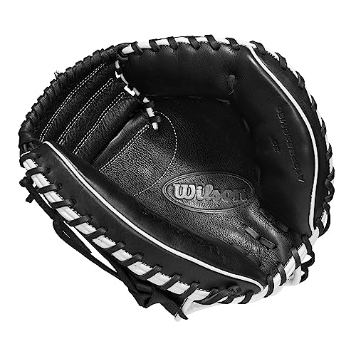 Wilson Trainer Baseball Gloves - Black/Red - style: Catcher