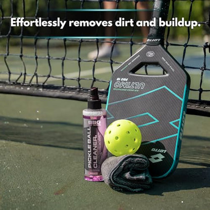 Pickleball Paddle Cleaner, Grip & Paddle Reset Spray, Erase Dirt & Grime, Improve Accuracy, Remove Sweat and Scum | 8 floz - size: 1-Pack (Pink)