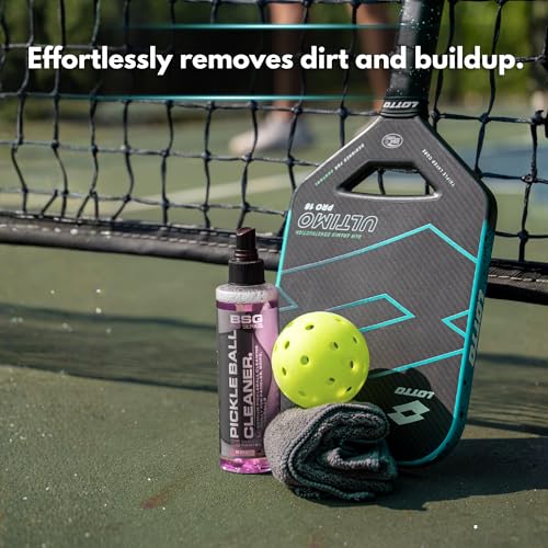 Pickleball Paddle Cleaner, Grip & Paddle Reset Spray, Erase Dirt & Grime, Improve Accuracy, Remove Sweat and Scum | 8 floz - size: 2-Pack (Pink)