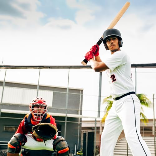 Tebery Wooden Baseball Bat Solid, 29 Inch Softball Bat for Practice, Home Self Defense Bat for Car, Outdoors Protection