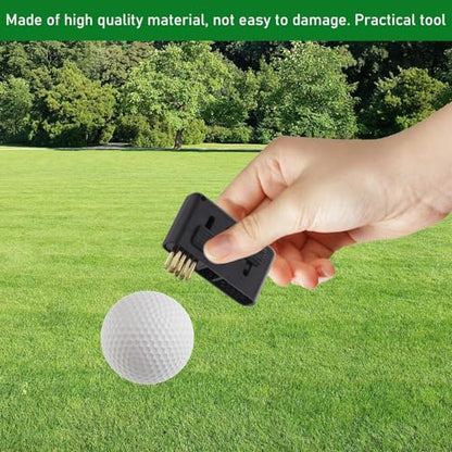 Golf Club Brush Cleaner Set, 3-in-1 Portable Groove Cleaning Tool, Pack of 3, Black