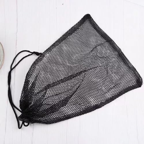 Breathable Mesh Drawstring Bags | Multipurpose Nylon Sports Storage for Activity Gear | Durable Construction(25 x30cm) - size: Medium