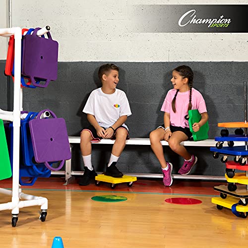 Champion Sports 9-Inch Poly Star Marker Set, Multicolor, 1 Count (Pack of 1)