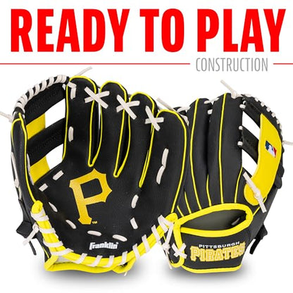 Franklin Sports MLB Youth Teeball Glove and Ball Set - Kids Baseball and Teeball - Perfect First Kids Glove - 9.5"
