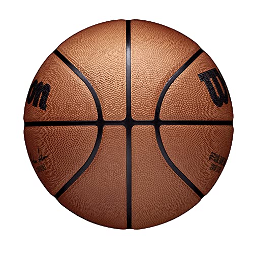 WILSON NBA Official Game Basketball - Brown, Size 7-29.5"