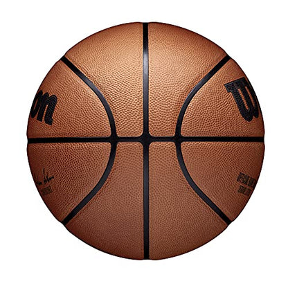WILSON NBA Official Game Basketball - Brown, Size 7-29.5"