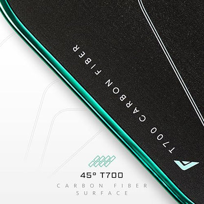 Franklin Sports PRO Pickleball Paddles – C45 Carbon Fiber Series - Official USAP + UPA Approved – Pro Player Design - color: Dynasty |Electric Mint, size: 14 mm
