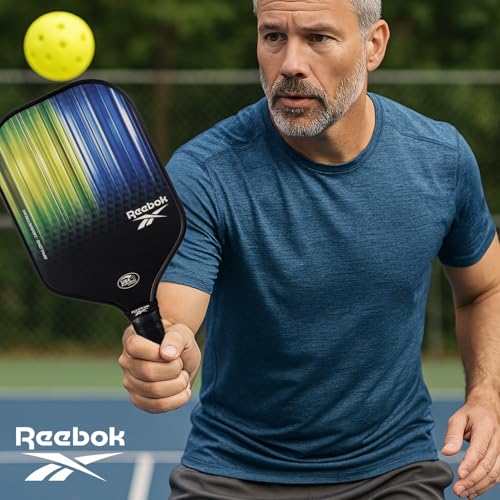 Reebok Pickleball Paddle – Lightweight & Durable Design for All Skill Levels – Engineered for Power, Control & Precision - size: Green