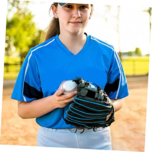 DECHOUS 4sets Baseball Mitten Wrap Polyester Gloves Wrap Catcher Glove Band Elastic Baseball Laces Gear 2pcs*4
