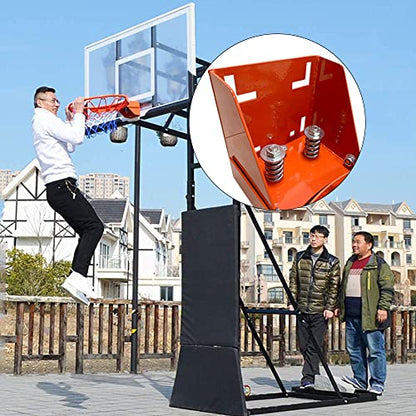 Reinforced Heavy Duty Breakaway Wall Mounted Basketball Rim,18 inch Standard Double Spring Flex Rim Goal Replacement for Indoor Outdoor Walls
