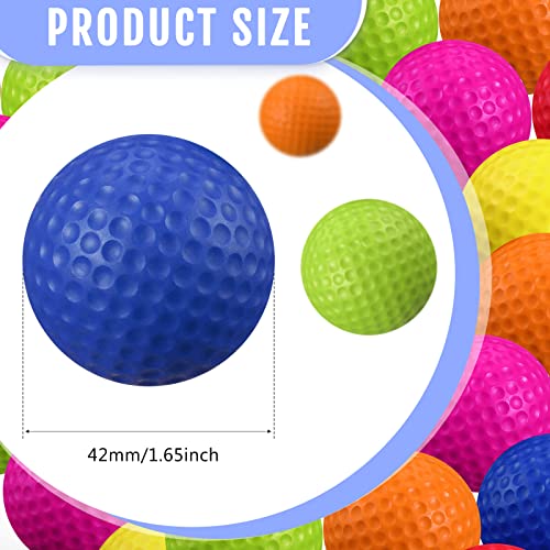 Junkin 80 Pcs Foam Golf Balls Practice Balls Realistic Feel and Flight Sport Training for Indoor or Outdoor Backyard Golf Training