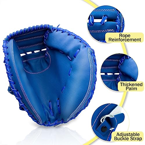 Baseball Catcher Glove,Right Hand Throw, Baseball and Softball Catcher's Mitt for Kid Youth Aldult