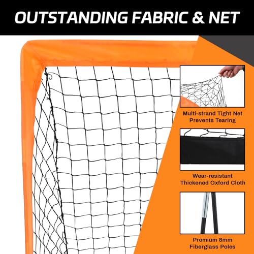 2-Pack 4’ x 3’ Soccer Goals for Backyard, Pop Up Folding Soccer Goal Net for Indoor or Outdoor, Practice Mini Soccer Goals for and Youth, Training Football Net with Carry Bag