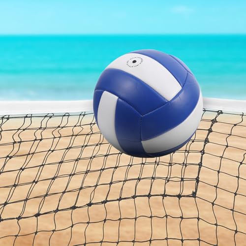 SHERCHPRY Thickened Soft Volleyball for Practice and Training Youth Volleyball Ball for Indoor Outdoor Beach Games Comfortable Impact-reducing Cover Design for Beginners Teens Adults
