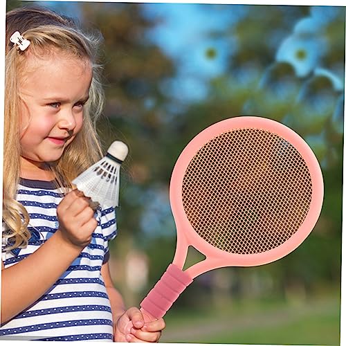 1Set Portable Badminton Racket for Rackets with Balls Lightweight Durable Outdoor Sports for Family Fun and Parent Interaction