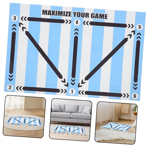 BESPORTBLE Soccer Agility Mat Football Training Pad Non-Skid Soccer Footstep Carpet