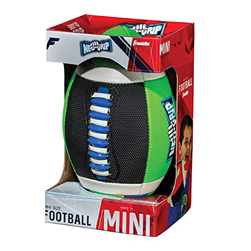 Franklin Sports Mini Sponge Foam Football - Grip-Tech Youth Football with Sift and Tacky, Easy Grip Cover - Perfect for Small Kids