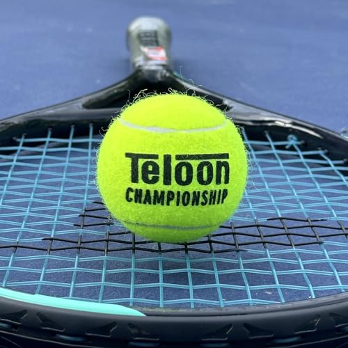 Teloon Championship Tennis Balls - Extra Duty - Regular Duty Felt Pressurized Tennis Balls - color: Extra 6 Can , 18 Balls