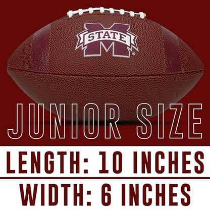 Franklin Sports Kids NCAA Youth Football - Official College Team Football with Team Logos - Junior Size