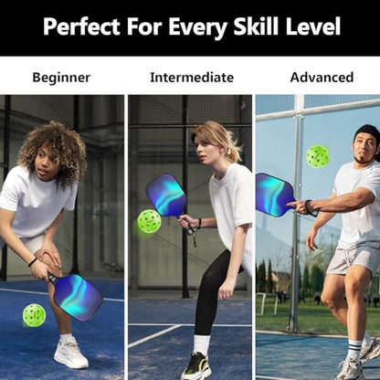 Navona 48 Pack Premium 40-Holes Outdoor Pickleball Balls, Meet USAPA Official Requirement, Perfectly Balanced, High Bounce True Flight, Durable Outdoor Pickleball Set - style: Pickleballs-G-48 pack