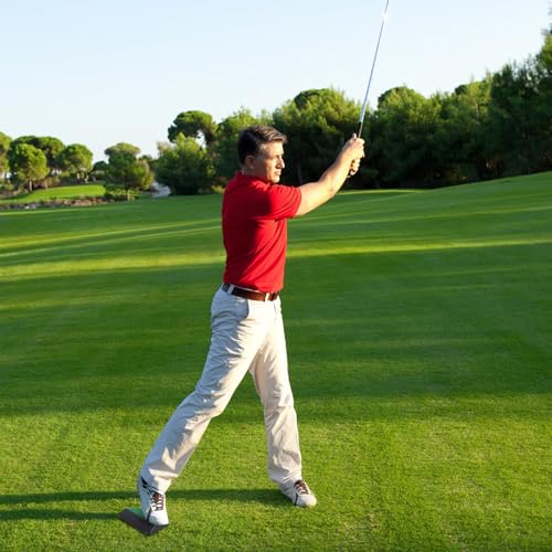 Golf Swing Trainer Wedge, Golf Foot Wedges, Golf Training Aid Alignment for Alignment Correction Leg Pedal