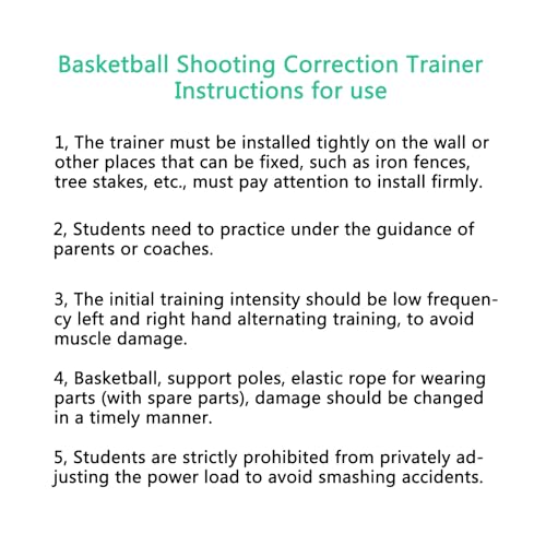 MINDCOLLISION Basketball Shooting Correction Trainer, Assist Shooting, Posture Correction