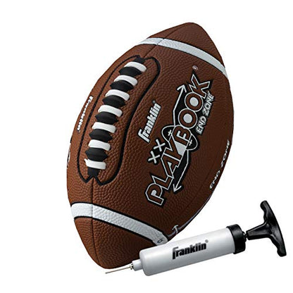 Franklin Sports Youth Football Playbook - Junior Football with Route Diagrams - Small, Perfect for Peewee and Youth