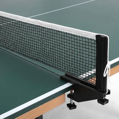 Table Tennis Net - Replacement Portable Table Tennis Net - Thickened Impact Resistant Mesh Nets for Any Standard Size Tables
