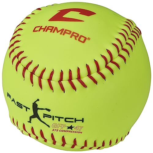 Champro Recreational Fast Pitch Softballs with Durahide Cover 12 PK - size: 12"