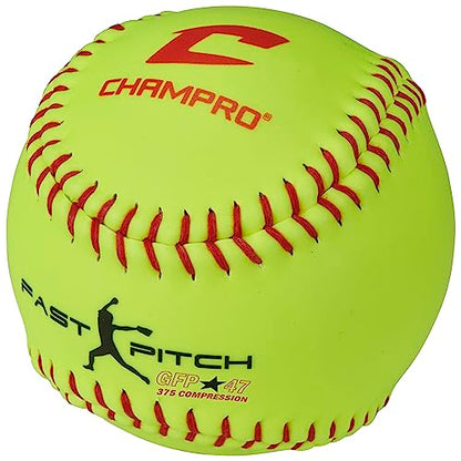 Champro Recreational Fast Pitch Softballs with Durahide Cover 12 PK - size: 12"