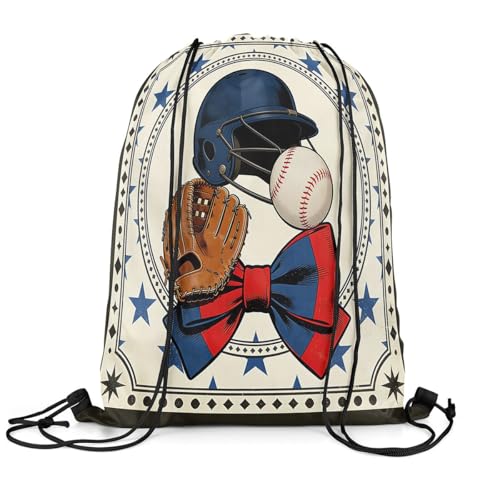 Castle Fairy Baseball Helmet Drawstring Gym Bag,Coquette Bowknots Foldable Waterproof Drawstring Backpack,3D Print Ball Games Draw String Back Bags for Shopping,Swimming,Beach,Black Brown - color: Black Brown