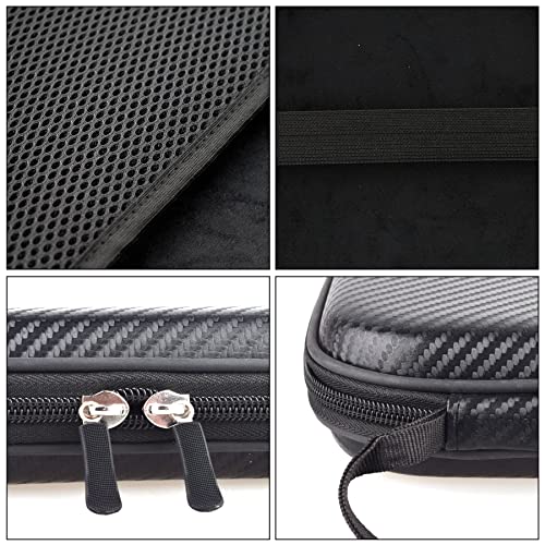 Rintifia® Ping Pong Paddles Case - Hard Shell Table Tennis Paddle Storage Bag for 2 Paddles & Multiple Balls - Anti-Drop, Anti-Wear - Great Gift for Table Tennis Lovers