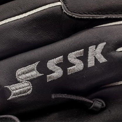 SSK Z5 Training Gear Quick Hands Infield Baseball Training Gloves 8.5” – 9” – 9.5” – 10” – 10.5” Right & Left Hand Throw - color: Black-850 Closed Web, size: 8.5" - Right Hand Throw