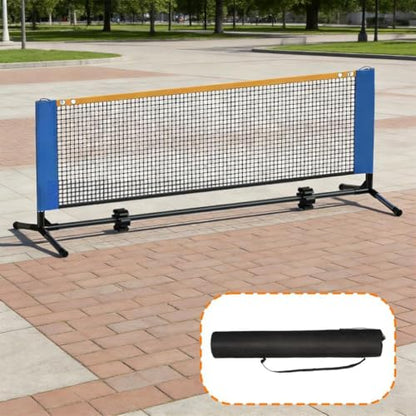 Generic Portable Pickleball Net with Storage Bag, Heavy-Duty, Ideal for Training, Tournaments, Garden Or Garage. - size: Iron Alloy 4.1m