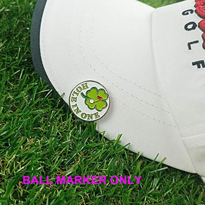 Golf Ball Markers with Hat Clips Value Sets for Men Women Golfer, Removable Attaches Easily to Golf Cap Premium Gifts - color: mixed 4 golf ball markers