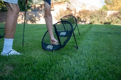 PPG Portable Golf Practice Chipping & Swinging Net, Multiple Targets & Carry Case, Indoor/Outdoor, Lightweight, Collapsable - size: Small (12\), Medium (18\), Large (24\)