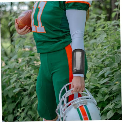 Football Wristband and Protective Wrist Sleeve for Youth Quarterback, Black Tactical Sports Armband, Training Equipment for Rugby and Baseball