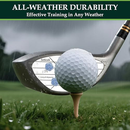 Seticek Golf Impact Tape Labels ｜Self-Teaching Sweet Spot and Consistency Analysis ｜ Improve Golf Swing Accuracy and Distance - color: 156pc-Right Handed( Iron 64+Wood 60+ Fairway 32)