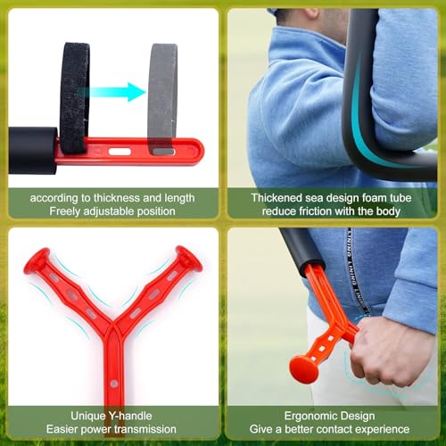 Golf Swing Motion Trainer,90-Degree Swing and A Full Swing Mode,Strong Durable and Lightweight,for Beginners and Professionals Golf Training Tools