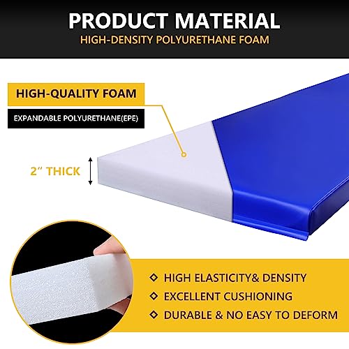 Gym Wall Padding, Basketball Court Wall Protector, Removable 2" Thick High-Density Protective Pads for Wall-Mounted Basketball Hoop, Garage, Basement, High Elasticity & Tear-Resistant
