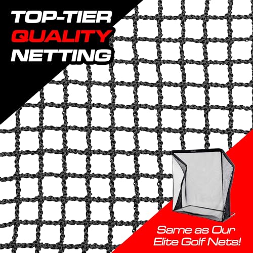GoSports Universal Sports Net Repair Kits for Golf, Baseball, Soccer, and More - 8 x 8 Inch Sports Netting Patch Kits