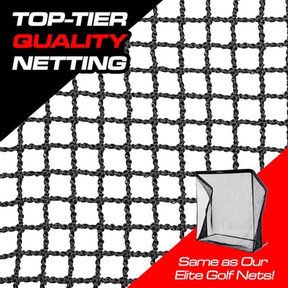 GoSports Universal Sports Net Repair Kits for Golf, Baseball, Soccer, and More - 8 x 8 Inch Sports Netting Patch Kits